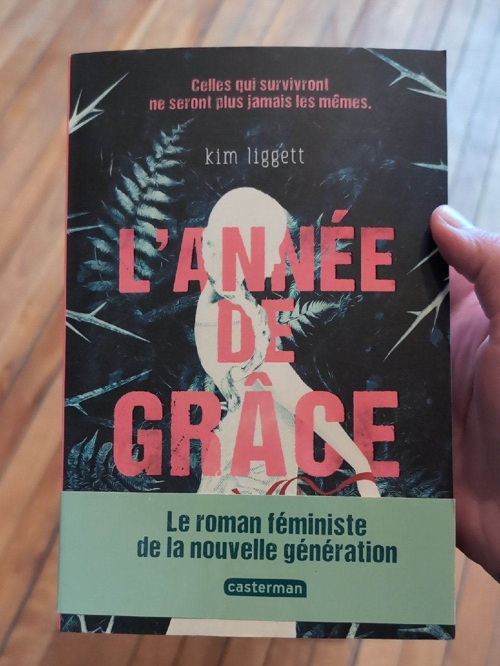 L'Année de Grâce by Kim Liggett - Pink & Black Cover